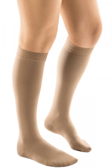 VENOSAN® 5002 ADH Wadenstrumpf mit Silber, geschlossener Fuss