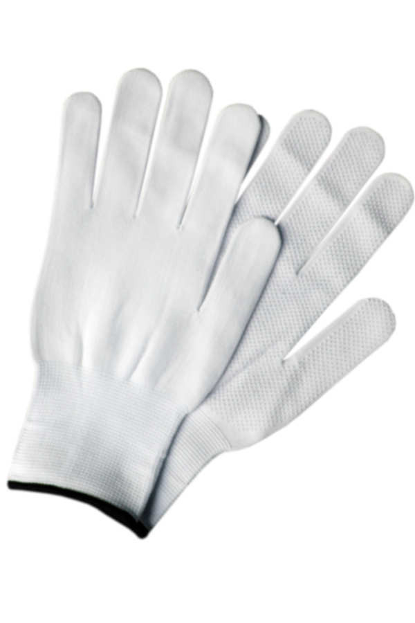 Handschuhe mit Noppen zum Anziehen von Kompressionsstrümpfen