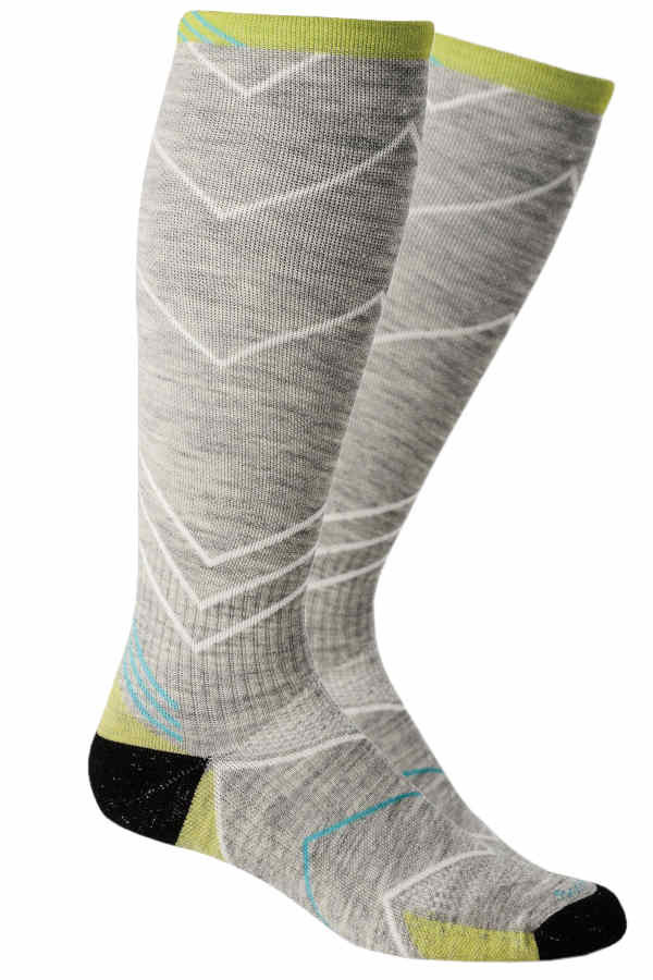 Incline Knee High Women by SockWell in grau