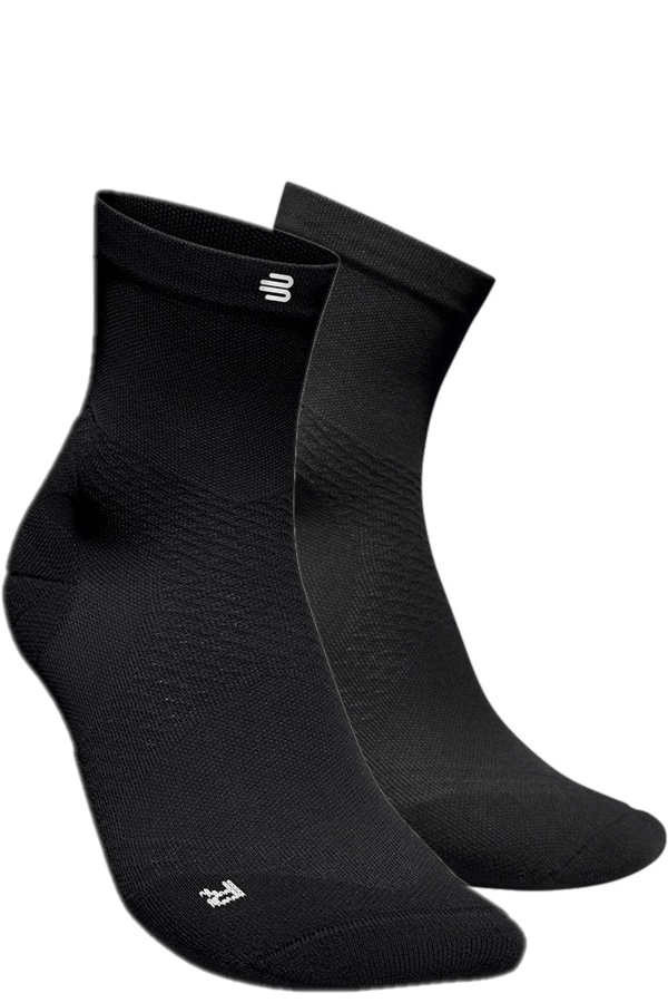 Run Ultralight Midcut Socks Men in schwarz