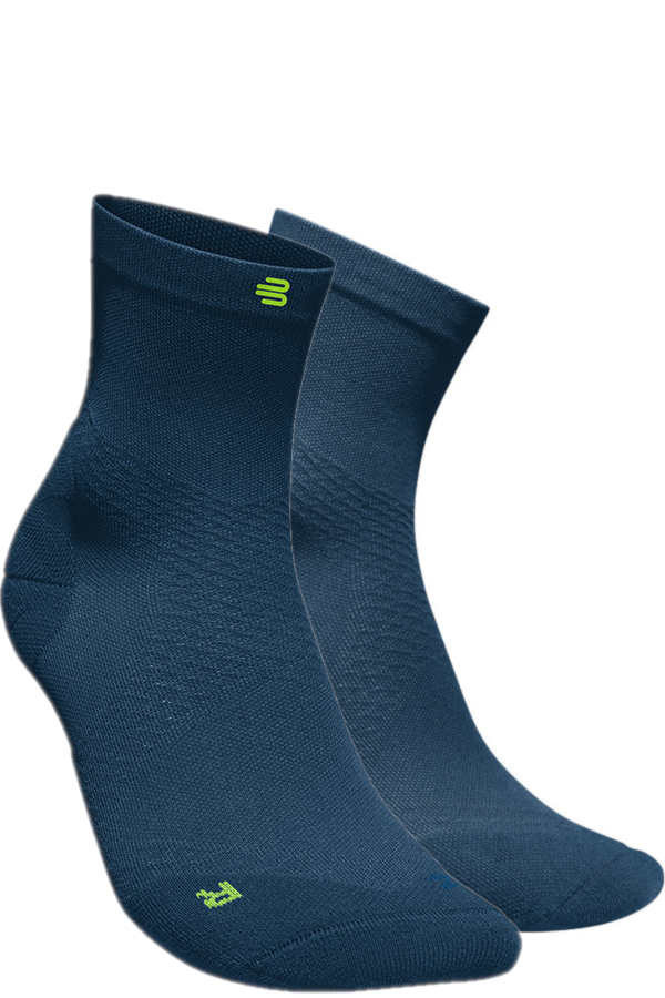 Run Ultralight Midcut Socks Men in schwarz