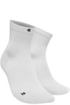 Compression Midcut Laufsocken in weiss