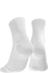 Compression Midcut Laufsocken in weiss