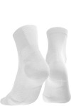 Compression Midcut Laufsocken in weiss