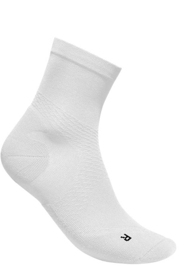 Compression Midcut Laufsocken in weiss