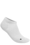 Leichte Laufsocken Lowcut mit Polsterung in weiss