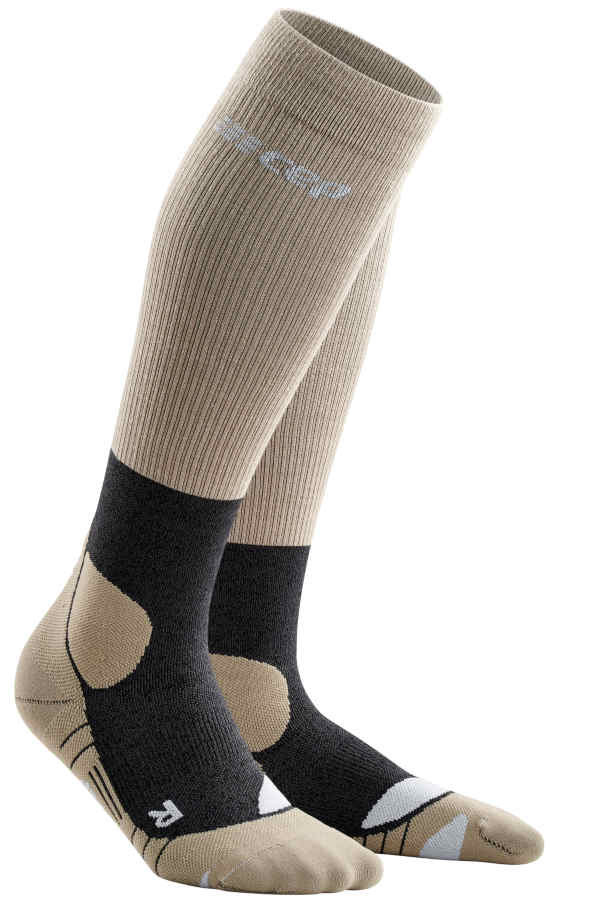 CEP Hiking Merino Compression Socks sand