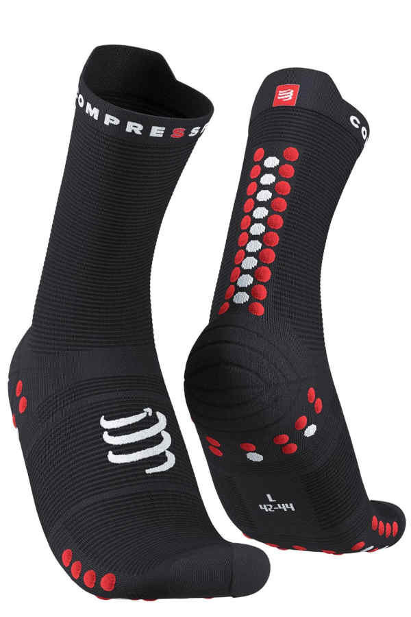 Pro Racing Socks V4.0 Run High schwarz