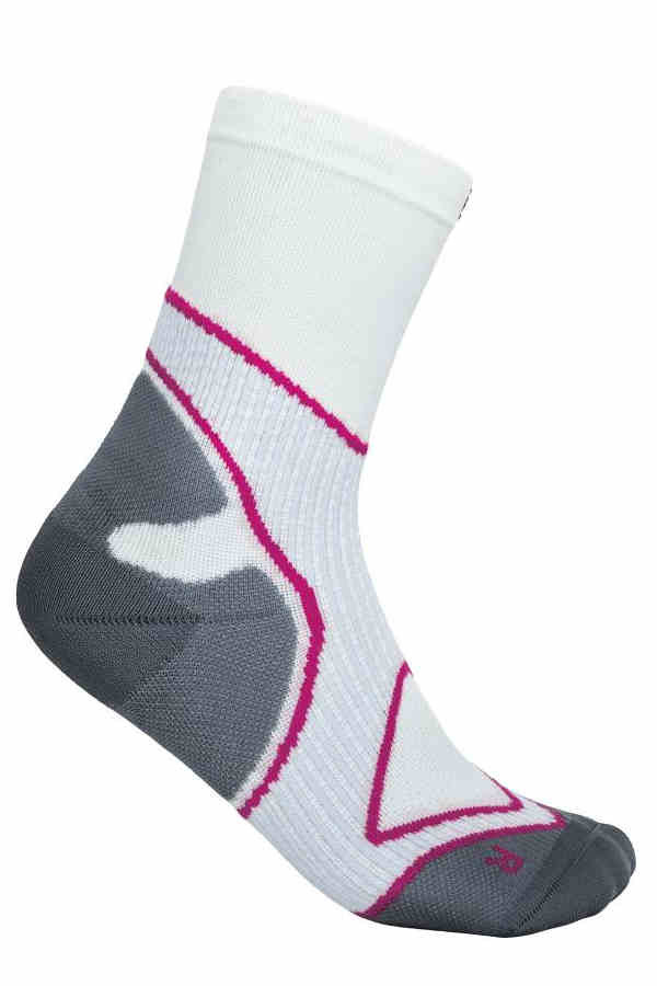 Run Performance Mid Cut Socks Laufsocken Damen weiss