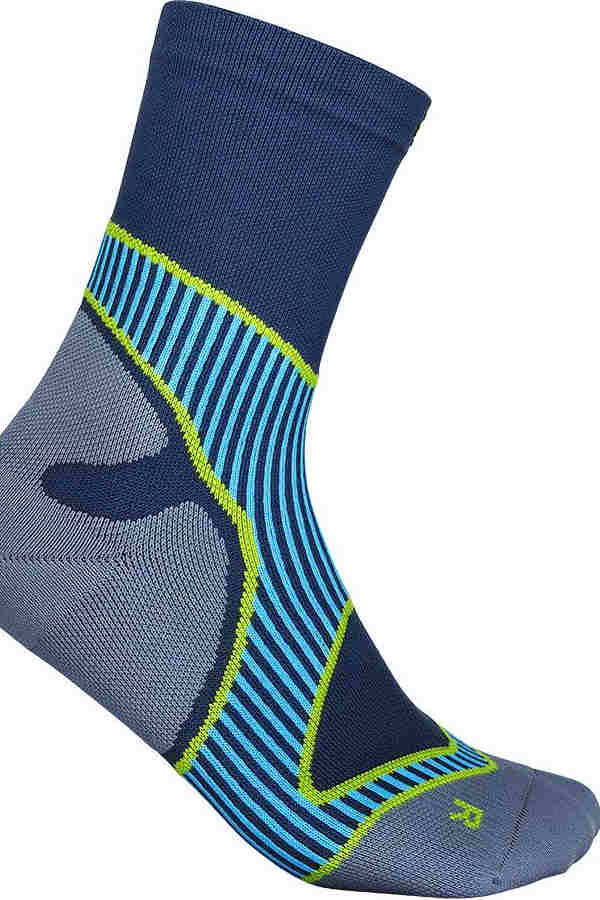 Run Performance Mid Cut Socks Laufsocken Herren blau