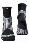 Knöchelhohe Laufsocken von Bauerfeind, mit Kompression, schwarz