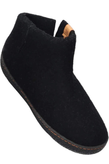 Tofvel Wollfilz-Hausschuhe mit Outdoorsohle