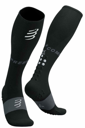 Full Socks Oxygen Compressport in schwarz