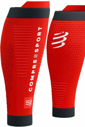 Calf Sleeves R2 3.0 Compressport in rot