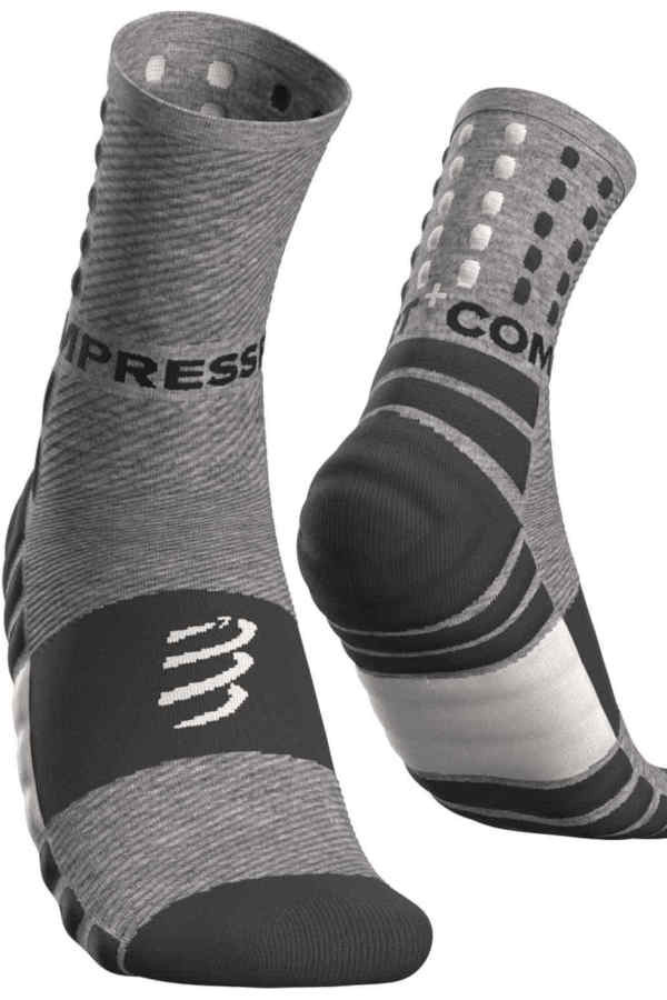 Shock Absorb Socks Compressport in grau