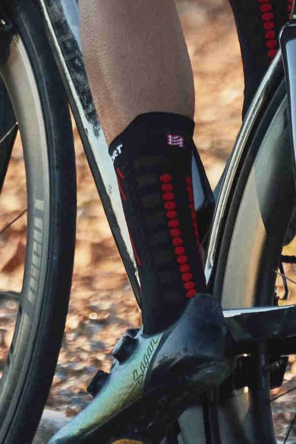 Aero Socks Bike Anwendung