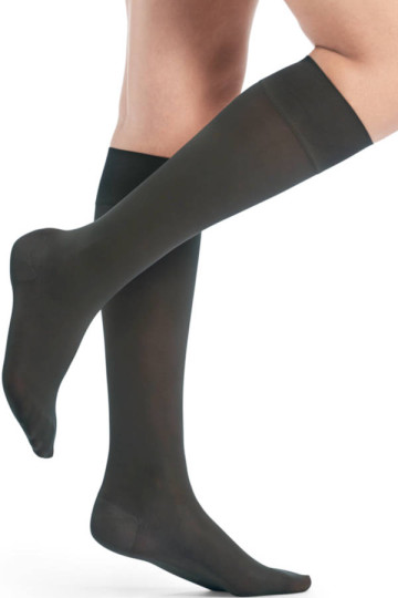 Delilah by Sigvaris Stützstrumpf in anthrazit