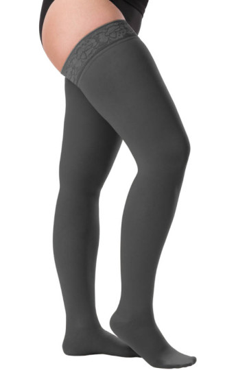 Juzo® Soft AG mit Spitze KKL1 in mohn mit geschlossenem Fuss