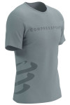 Compressport® Short Sleeve Shirt Men grau front