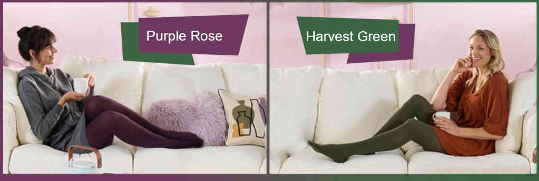 Purple Rose und Harvest Green