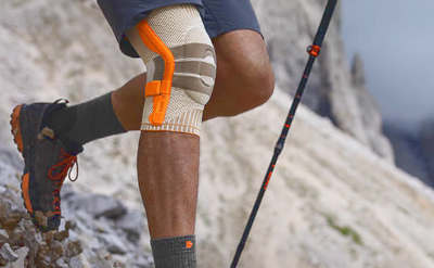 Abstieg mit der Outdoor Knee Support