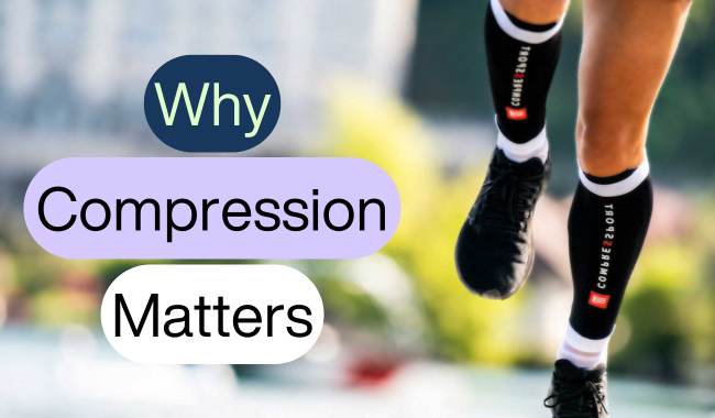 Kompression im Sport - Läufer mit Compression Sleeves