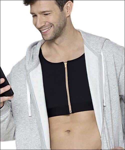 Herrenweste in der Kompressionsklasse 2