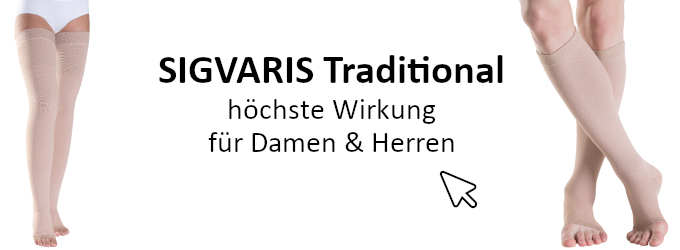 Sigvaris Traditional Kompressionsstrümpfe mit höchster Wirkung