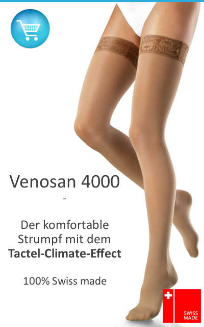 Venosan 4002 Kompressionsstrümpfe mit Tactel