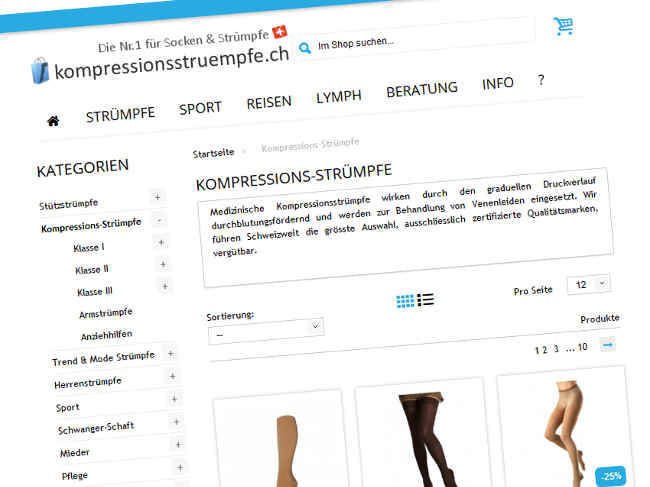 Kompressionsstrümpfe online