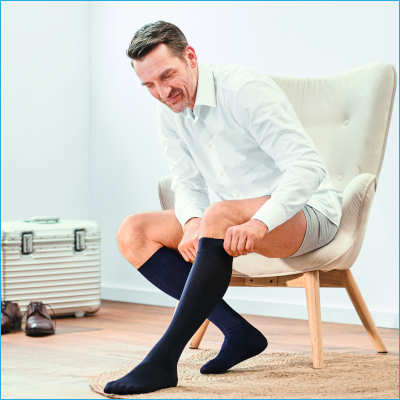 Cotton Support Socks Stützstrumpf