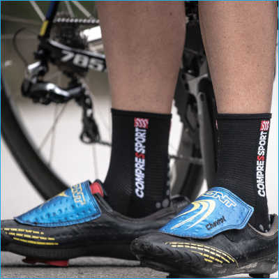 PRS Bike Socken in schwarz