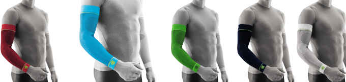 Bauerfeind Compression Armsleeves Farben