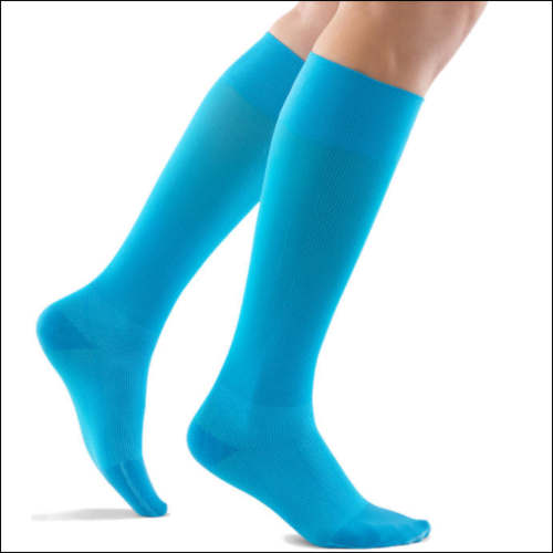 Bauerfeind Performance Laufsocken in blau