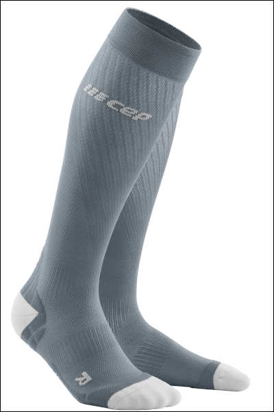 CEP Ultralight Run Socks grau