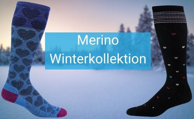 Merino Stützstrümpfe in der Winterkollektion