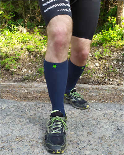 Compression Socks auf dem Trail