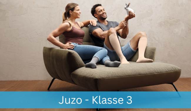 Juzo Kompressionsstrümpfe in der Klasse 3