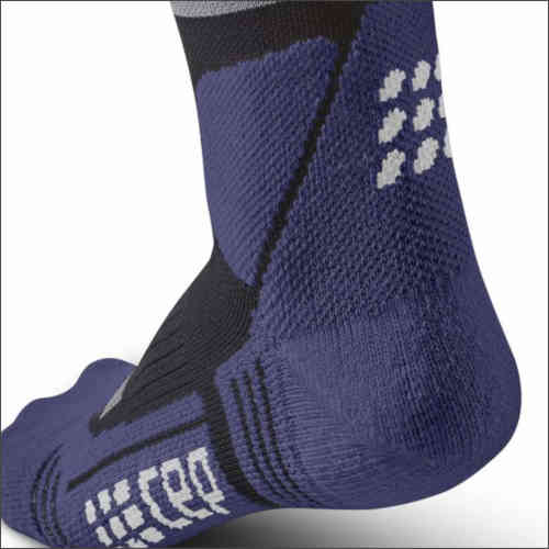 Ferse mit Polsterung der CEP Max Cusion Wandersocken