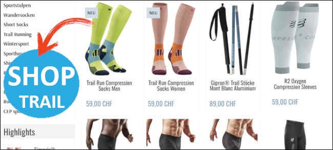 Shop Trail Running Equipement