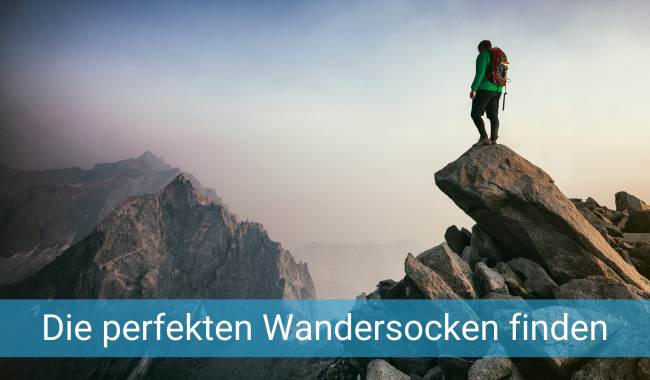 Die perfekten Wandersocken für lange Touren