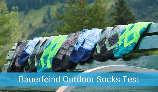 Testbericht Outdoorsocken Performance und Merino von Bauerfeind