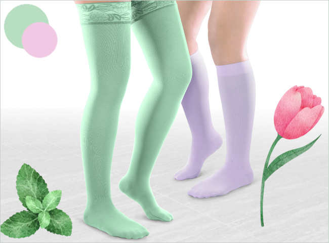 Limited Colors von Venosan: Magic Mint Grün und Tender Tulip Rosa