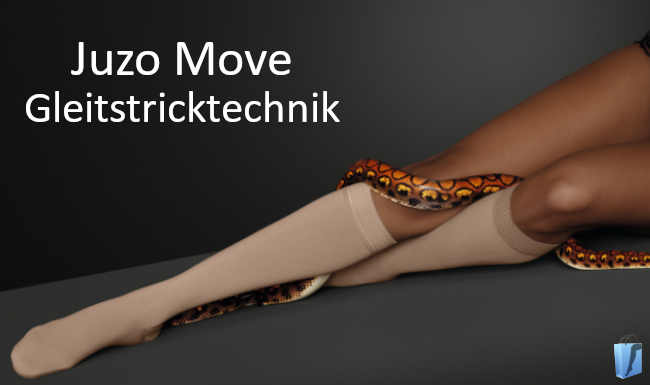 Juzo Move Kompressionsstrumpf mit Gleitstricktechnik