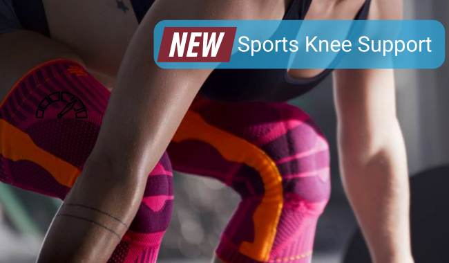 Neue Sports Knee Support Kniebandage in pink