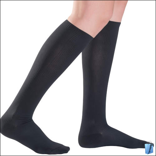 Traveno Reisesocken in schwarz