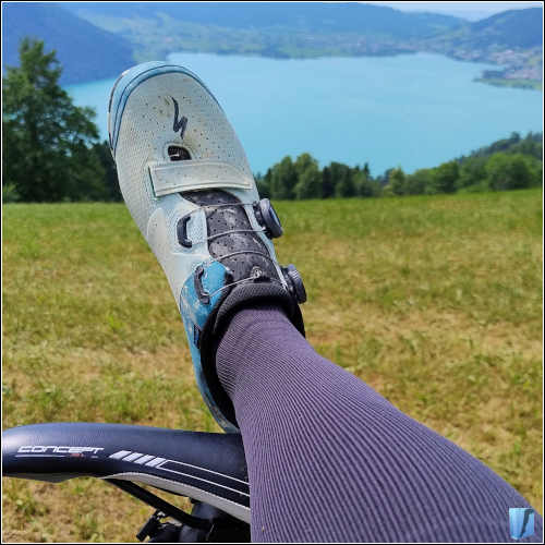 Sigvaris Active Masculine beim Velofahren