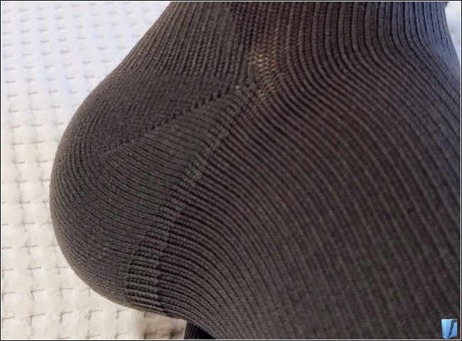 Detail Ferse der Active Masculine Kompressionssocken
