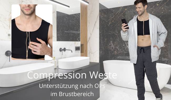 Kompressions-Weste für Herren, Sigvaris Aesthetic Medical Care
