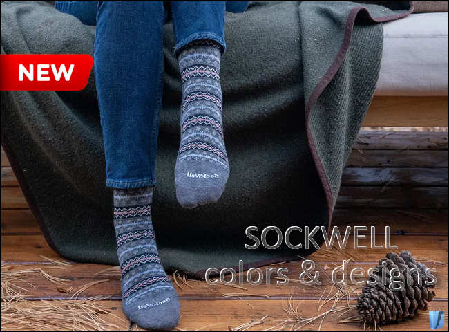 Neue Farben und Desings für die Sockwell Merino Stützsocken